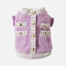 Load image into Gallery viewer, Cherie Cat Jacket | Stylish Purple Jacket for Cats | MissyMoMo
