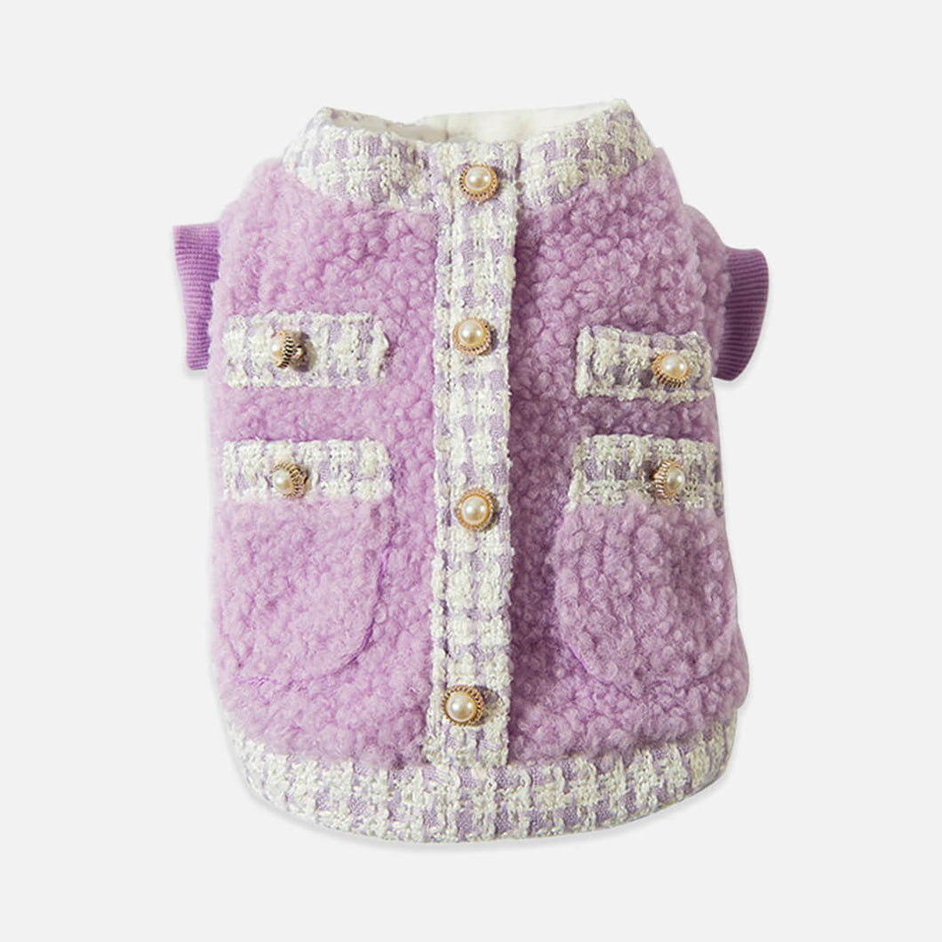 Cherie Cat Jacket | Stylish Purple Jacket for Cats | MissyMoMo