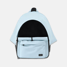 Load image into Gallery viewer, Cove Expandable Cat Backpack in Light Blue | Expandable Cat Carrier Backpack | MissyMoMo
