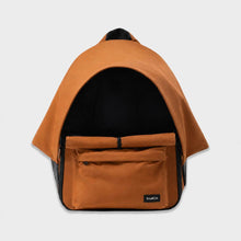 Load image into Gallery viewer, Cove Expandable Cat Backpack in Orange | Expandable Cat Carrier Backpack | MissyMoMo
