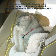 Load image into Gallery viewer, Cat in Carrier Placed on the Center Console of a Car | MissyMoMo
