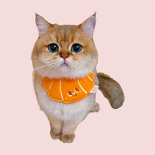 Load image into Gallery viewer, Cat in Croissant Cat Bib | Cute Accessories for Cats | MissyMoMo
