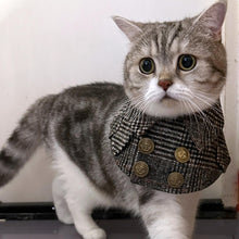 Load image into Gallery viewer, Cat in Tweed Cat Bib | MissyMoMo
