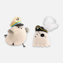 Load image into Gallery viewer, Captain Seagull and Ghost Pirate Catnip Cat Toys | Cute Cat Toys | MissyMoMo
