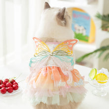 Load image into Gallery viewer, Cat in Butterfly Summer Dress | MissyMoMo
