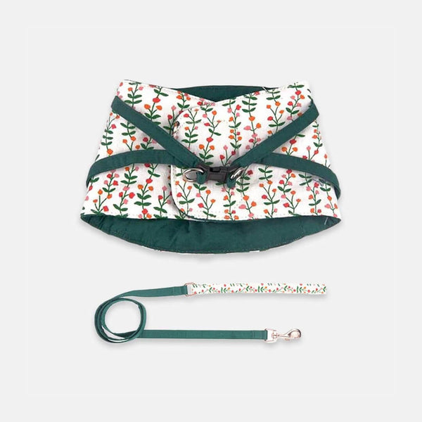 Floral Print Cat Harness and Leash | Best Harness for Cats and Kittens | MissyMoMo