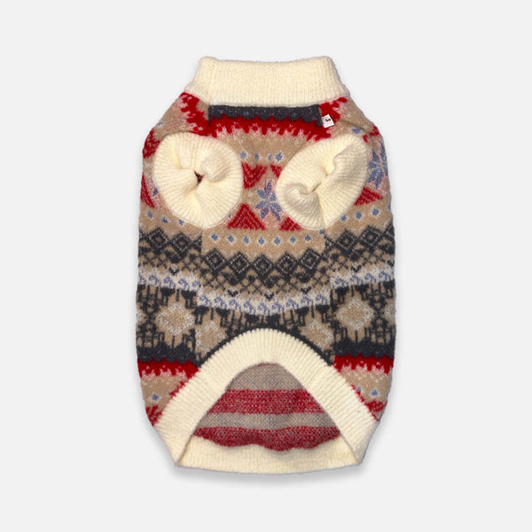 Frosty Cat Sweater | Fair Isle Cat Sweater | MissyMoMo
