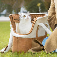 Load image into Gallery viewer, Cat in Suede Cat Carrier | MissyMoMo
