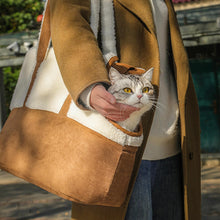 Load image into Gallery viewer, Cat in Fleece Cat Carrier | MissyMoMo
