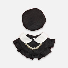 Load image into Gallery viewer, Black Cat Bib &amp; Hat | Handmade Cat Accessories | MissyMoMo
