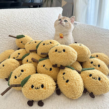 Load image into Gallery viewer, Cat with Cute Lemon Silvervine Cat Chew Toy | MissyMoMo
