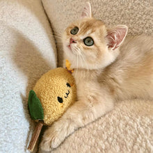 Load image into Gallery viewer, Cat with Cute Lemon Silvervine Cat Chew Toy | MissyMoMo
