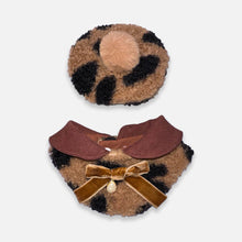 Load image into Gallery viewer, Leopard Print Cat Bib &amp; Hat | Accessories for Cats | MissyMoMo

