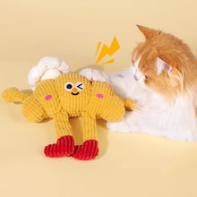 Load image into Gallery viewer, Cat Batting Croissant Crinkle Cat Toy | Crinkle Cat Toys | MissyMoMo
