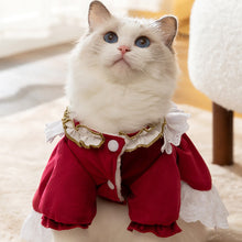 Load image into Gallery viewer, Cat in Cute Red Dress | MissyMoMo
