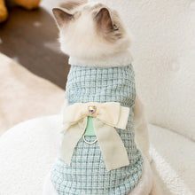 Load image into Gallery viewer, Cat in Blue Fleece Winter Jacket | MissyMoMo
