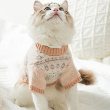 Load image into Gallery viewer, Cat in Khaki Winter Isle Fair Sweater | MissyMoMo
