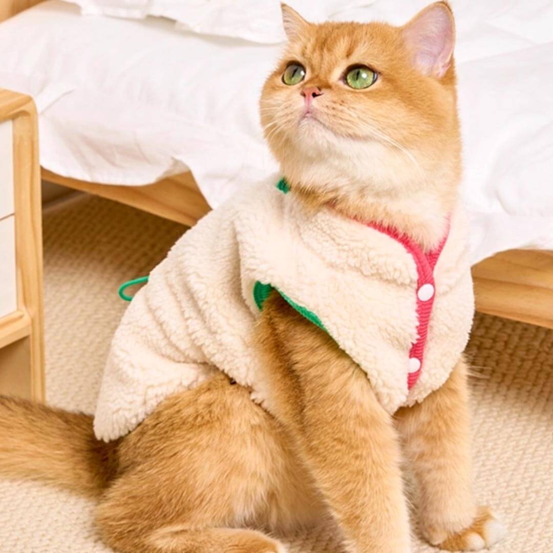 Jacket Cat MoMo Cat Jacket | Fleece Jacket for Cats | MissyMoMo