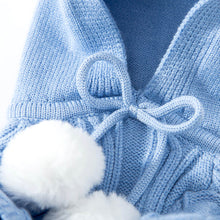 Load image into Gallery viewer, MoMo Blue Cable Knit Sweater for Cats &amp; Kittens | MissyMoMo
