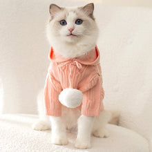 Load image into Gallery viewer, Cat in Pink Cable Knit Sweater | MissyMoMo
