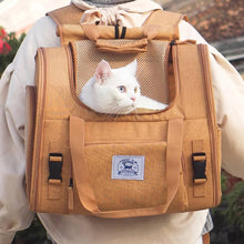 Load image into Gallery viewer, Cat Inside Expandable Cat Backpack | MissyMoMo
