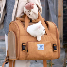 Load image into Gallery viewer, Carrying Cat with Expandable Cat Backpack | MissyMoMo
