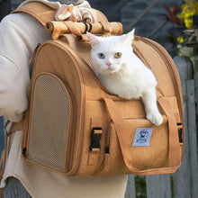 Load image into Gallery viewer, Carrying Cat with Expandable Cat Backpack | MissyMoMo
