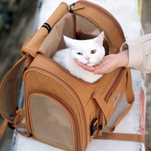 Load image into Gallery viewer, Cat Inside Expandable Cat Backpack | MissyMoMo
