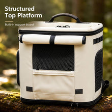 Load image into Gallery viewer, Noma Cat Backpack with Structured Top Platform | MissyMoMo
