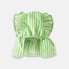 Load image into Gallery viewer, Green Summer Striped Vest for Cats | MissyMoMo
