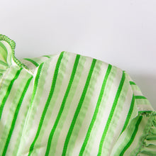 Load image into Gallery viewer, Green Summer Striped Vest for Cats | MissyMoMo
