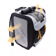 Load image into Gallery viewer, Ventilation of Paw Voyager Black Expandable Cat Backpack | Soft Cat Carrier | MissyMoMo
