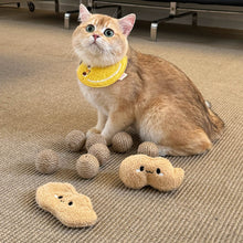 Load image into Gallery viewer, Cat with Peanut Sisal Scratching Balls Cat Toy | MissyMoMo
