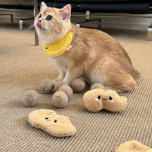 Load image into Gallery viewer, Cat with Peanut Sisal Scratching Balls Cat Toy | MissyMoMo
