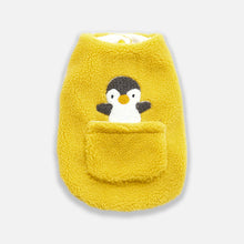 Load image into Gallery viewer, Yellow Fleece Penguin Vest for Cats &amp; Kittens | MissyMoMo
