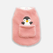 Load image into Gallery viewer, Pink Fleece Penguin Vest for Cats &amp; Kittens | MissyMoMo
