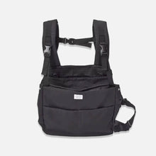 Load image into Gallery viewer, Versatile Black Cat Carrier Backpack, Converts to Waist Pouch | MissyMoMo
