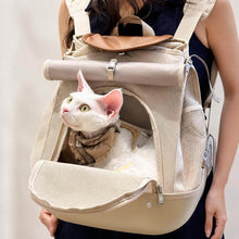 Load image into Gallery viewer, Petseek Breeze Cat Backpack with Front Opening and Cat | MissyMoMo

