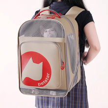 Load image into Gallery viewer, Carrying Cat with an Expandable Cat Backpack | MissyMoMo
