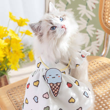 Load image into Gallery viewer, Ragdoll Cat in Heart Print Summer Dress | MissyMoMo
