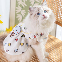 Load image into Gallery viewer, Ragdoll Cat in Heart Print Summer Dress | MissyMoMo
