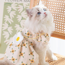 Load image into Gallery viewer, Ragdoll Cat in Floral Print Summer Dress | MissyMoMo
