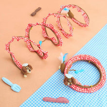 Load image into Gallery viewer, Puppy Spiral Cat Tunnel Coiled and Flat with Picnic Cat Toys | Cute Cat Toys | MissyMoMo
