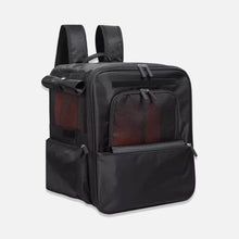 Load image into Gallery viewer, Purr Palace Tent-Like Black Cat Carrier Backpack | MissyMoMo
