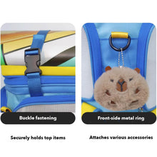 Load image into Gallery viewer, Front-Side Metal Ring for Accessories on Cat Backpack | MissyMoMo
