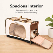 Load image into Gallery viewer, Puurof Cat Duffle Travel Carrier with Spacious Interior | MissyMoMo
