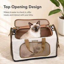 Load image into Gallery viewer, Puurof Cat Duffle Travel Carrier with Top Opening | MissyMoMo
