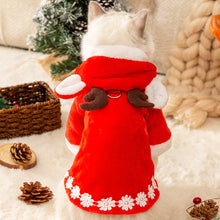 Load image into Gallery viewer, Cat in Christmas Reindeer Hoodie | MissyMoMo
