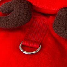 Load image into Gallery viewer, Reindeer Cat Hoodie | Red Christmas Hoodie for Cats | MissyMoMo
