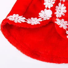 Load image into Gallery viewer, Reindeer Cat Hoodie | Red Christmas Hoodie for Cats | MissyMoMo
